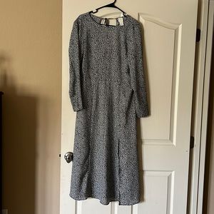 long sleeve casual dress